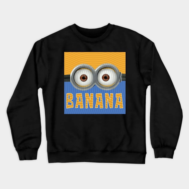 MINIONS USA DESPICABLE BANANA Crewneck Sweatshirt by LuckYA